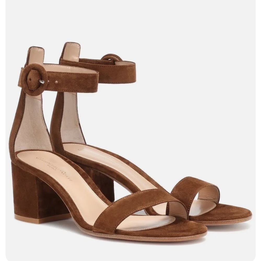 Brand New Gianvito Rossi VERSILIA 60 Ladies Brown Sandals, Size 41 ( US Size 11)